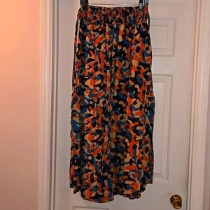 Camo maxi skirt